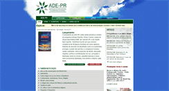 Desktop Screenshot of adepr.org.br